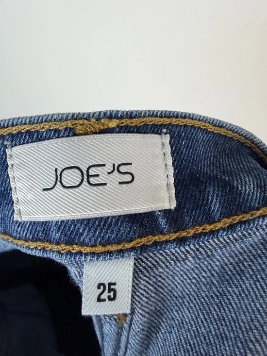Joe’s Jeans The Margot Cuffed Jeans High Rise Straight Leg Size 25 - Picture 9 of 11